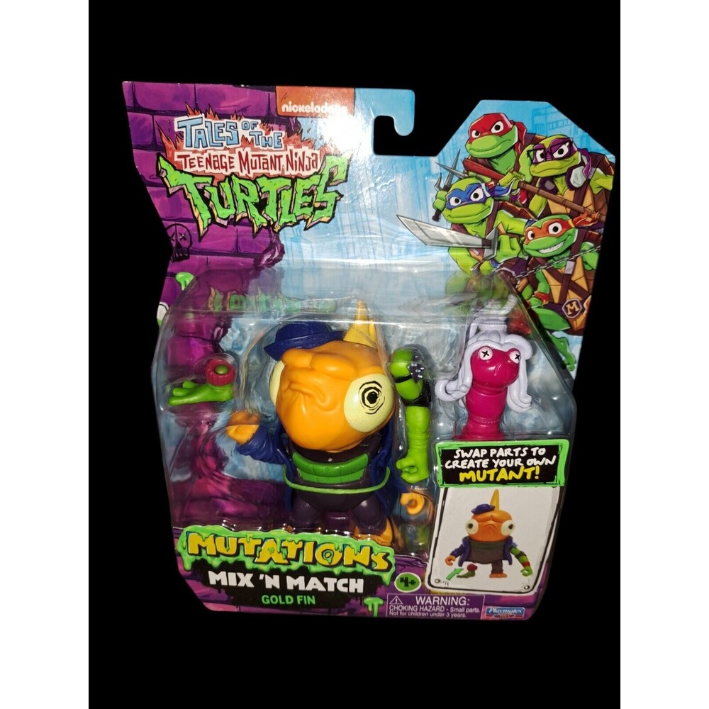 Tales Of The TMNT Mutations Mix 'n Match - Gold Fin New